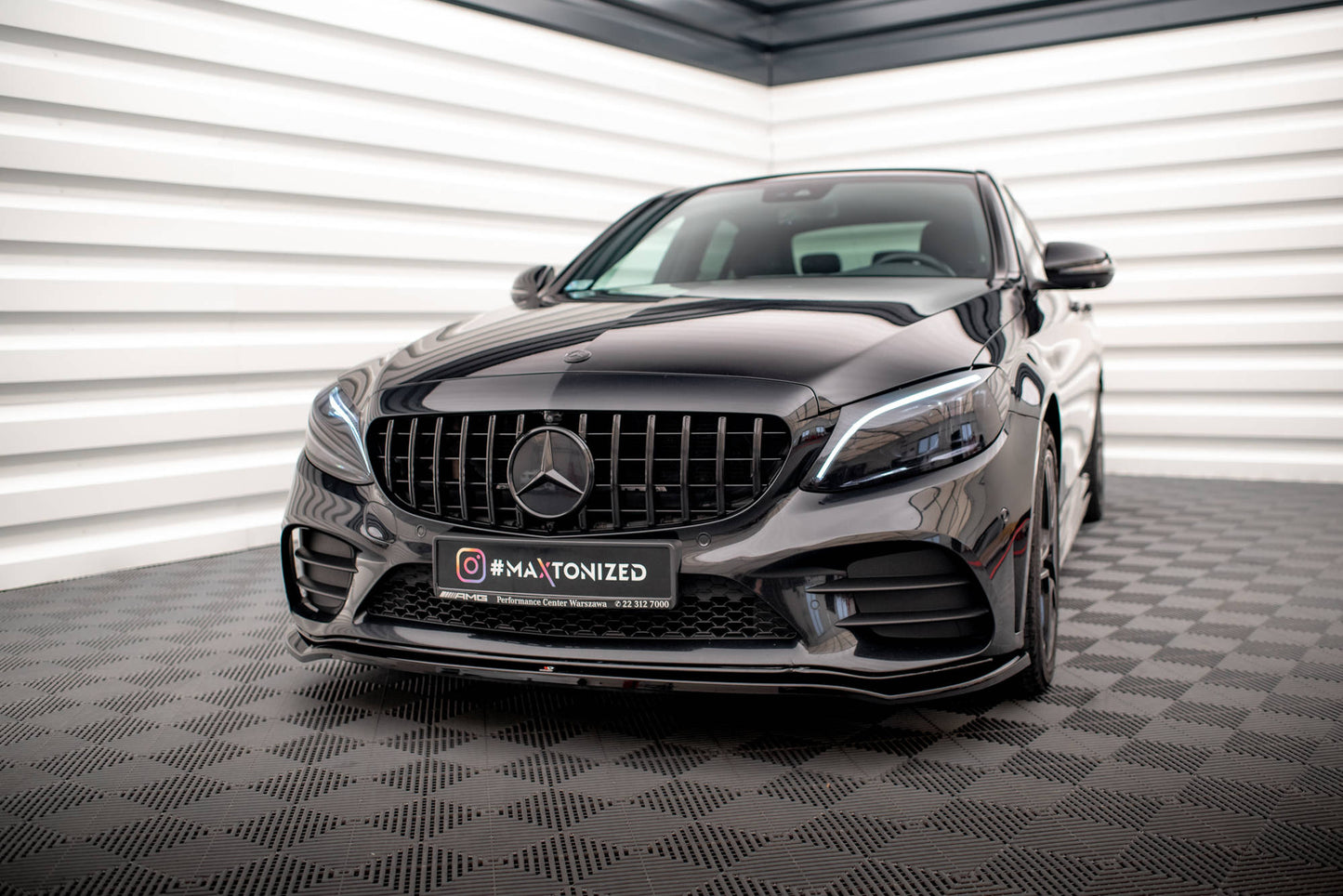 Set of Splitters Mercedes-Benz C AMG-Line Sedan / Estate W205 Facelift / S205 Facelift