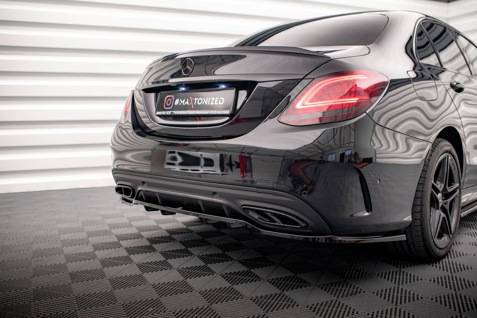 Set of Splitters Mercedes-Benz C AMG-Line Sedan / Estate W205 Facelift / S205 Facelift
