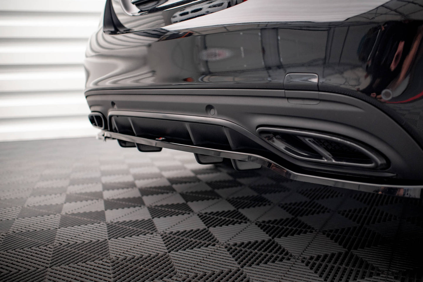 Set of Splitters Mercedes-Benz C AMG-Line Sedan / Estate W205 Facelift / S205 Facelift