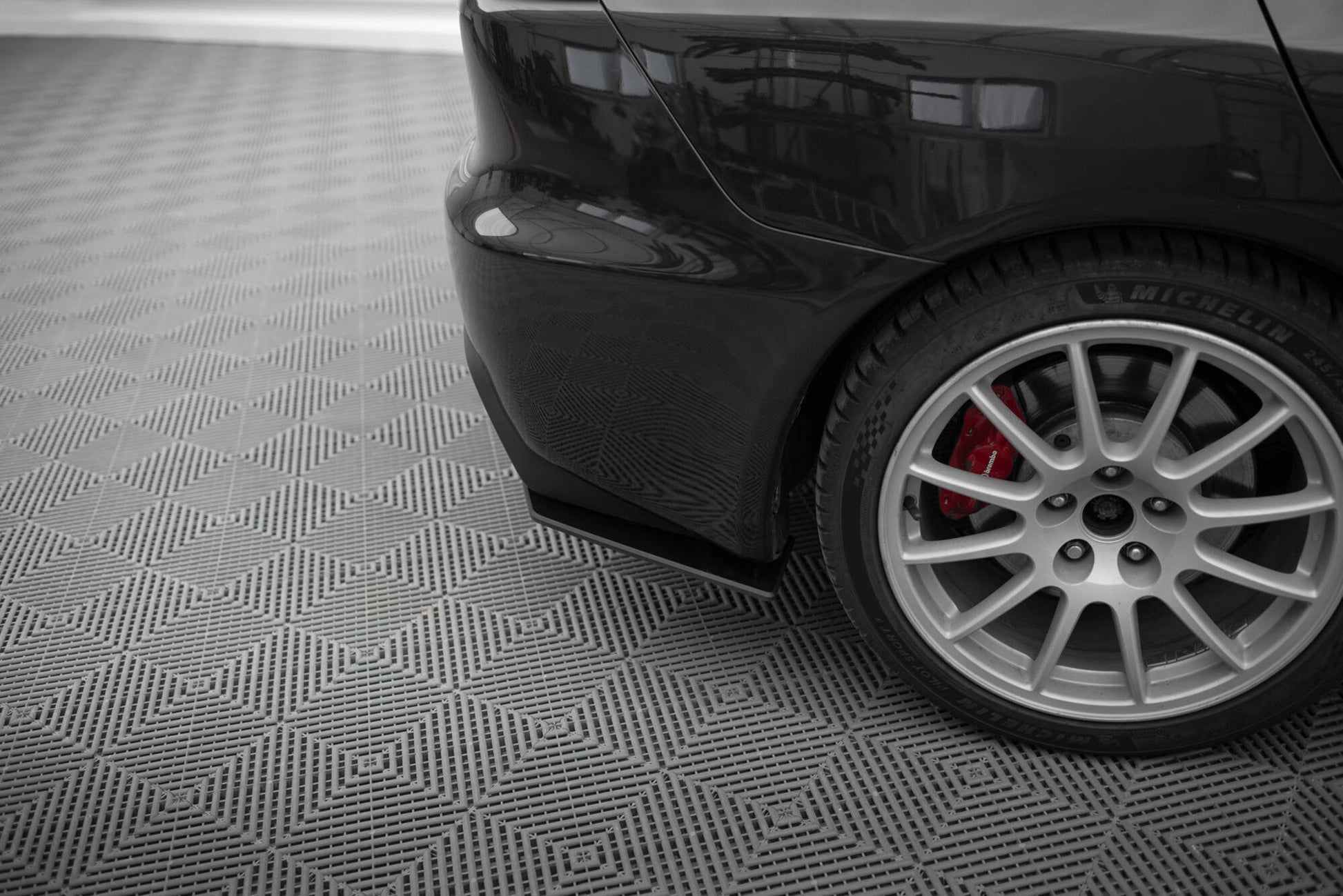 Street Pro Rear Side Splitters  Mitsubishi Lancer EVO X
