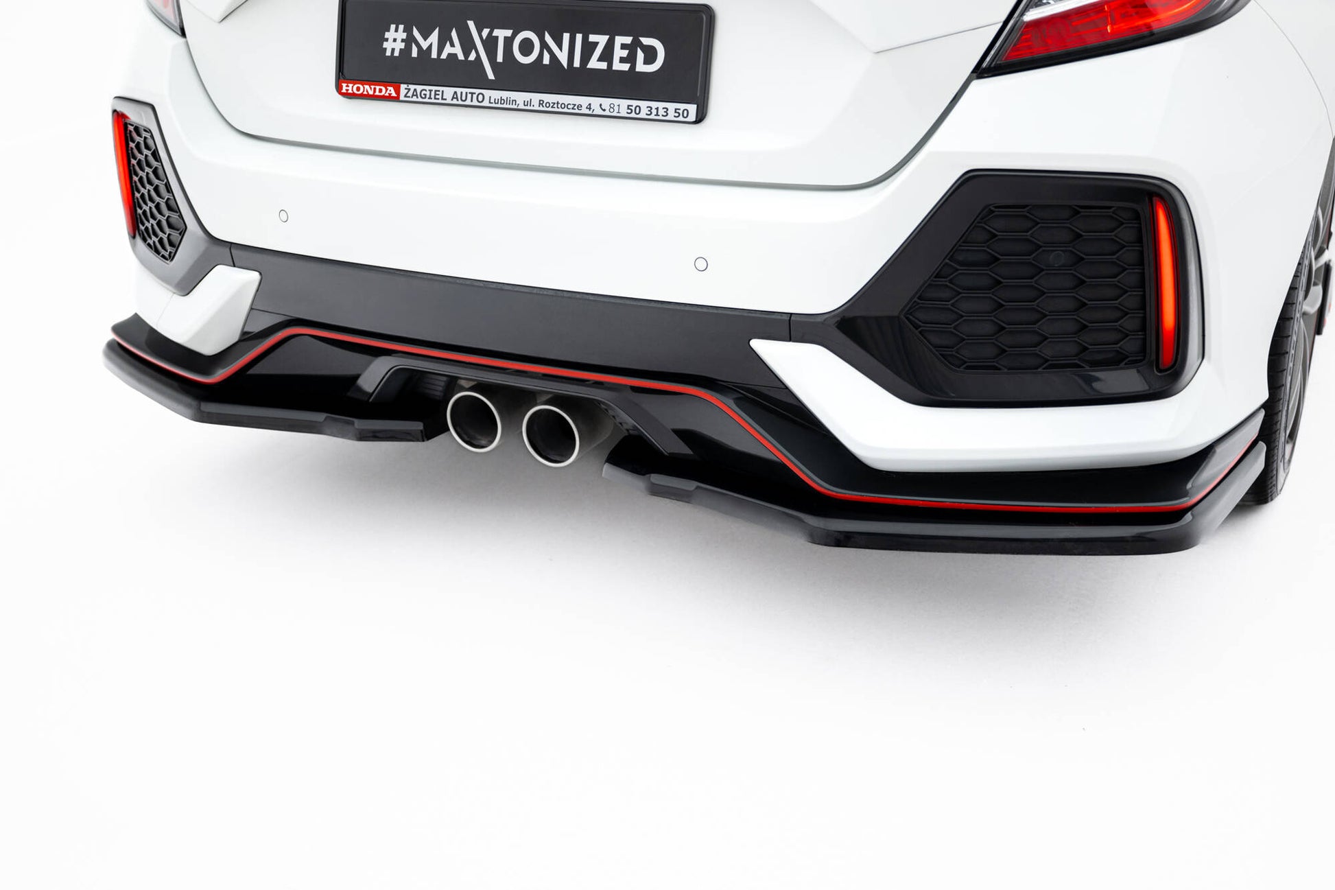 Rear Splitter Honda Civic Sport Mk 10