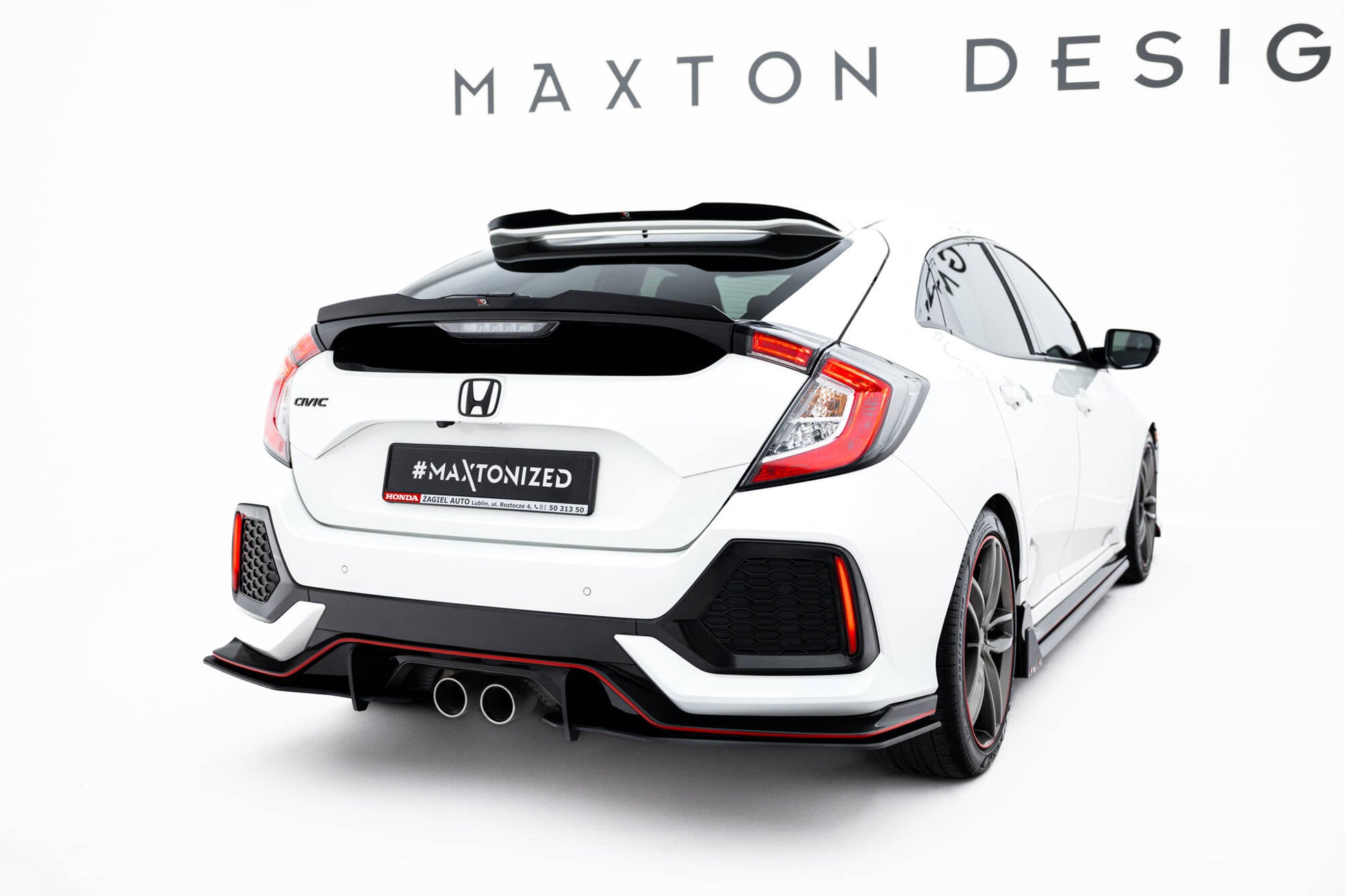 Street Pro Rear Side Splitters Honda Civic Sport Mk 10