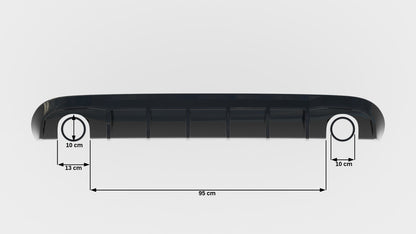 Rear Valance Audi A5 S-Line Sportback 8T (Version with single exhaust tips on both sides)