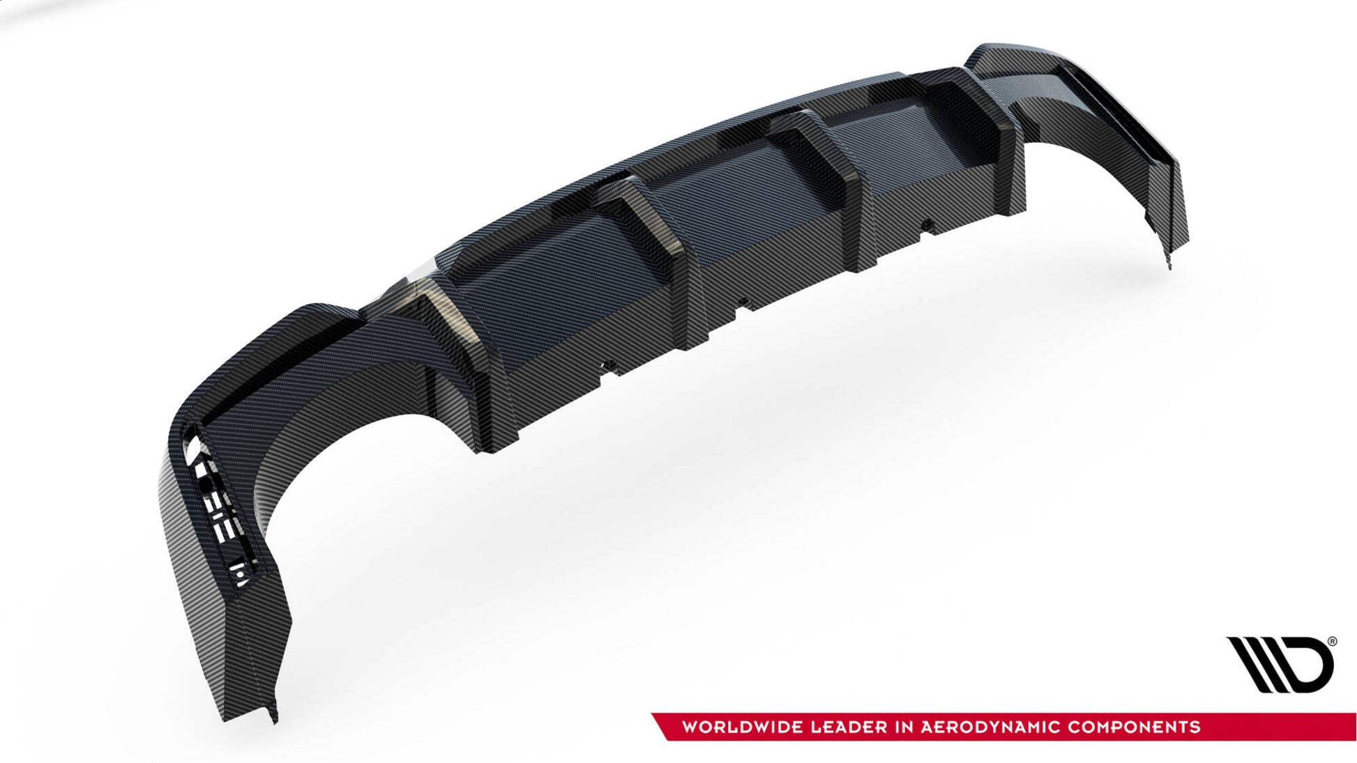 Prepreg Carbon Fiber Rear Diffuser Audi RS6 C8 (version without towbar)