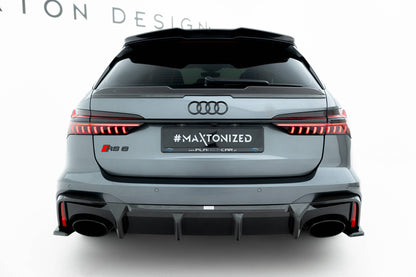 Prepreg Carbon Fiber Rear Diffuser Audi RS6 C8 (version without towbar)