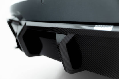 Prepreg Carbon Fiber Rear Diffuser Audi RS6 C8 (version without towbar)