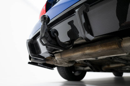Prepreg Carbon Fiber Rear Diffuser Audi RS6 C8 (version with towbar)