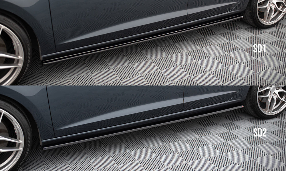 SIDE SKIRTS DIFFUSERS v.2 Seat Leon Mk3 Cupra/ FR Facelift