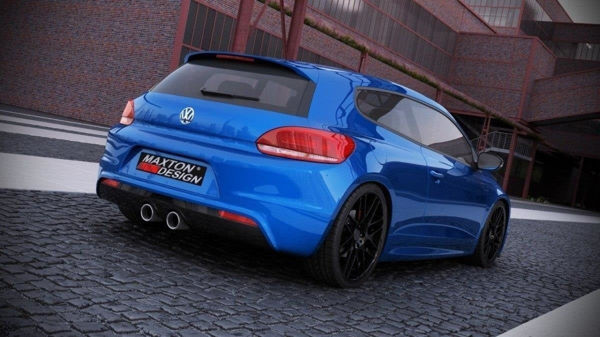 Rear valance VW Scirocco III R with 2 exhaust holes - Not Primed