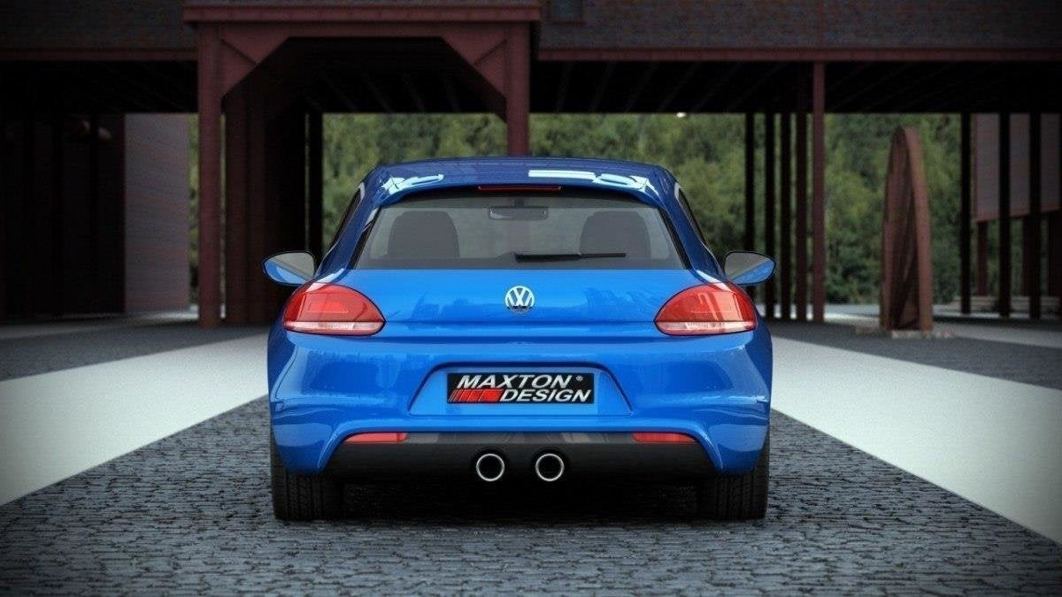 Rear valance VW Scirocco III R with 2 exhaust holes - Not Primed