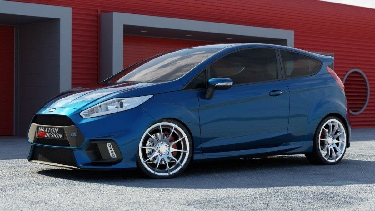 FRONT BUMPER FIESTA MK7 FACELIFT (FOCUS RS 2015 LOOK) - Primed