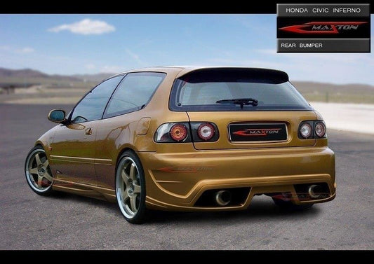 REAR BUMPER HONDA CIVIC V HB < INFERNO > - Primed
