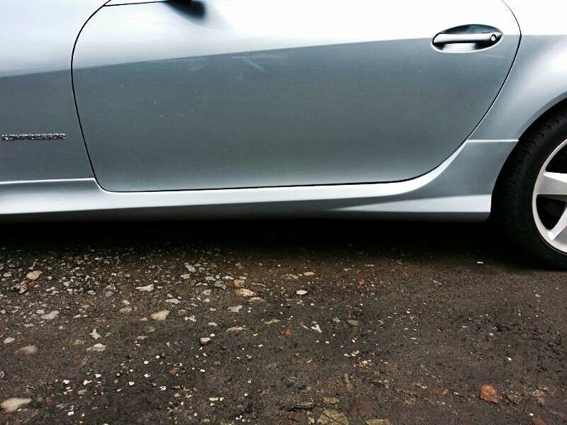 SIDE SKIRTS MERCEDES SLK R171 (SLK R172 AMG LOOK) ABS PLASTIC - Not Primed