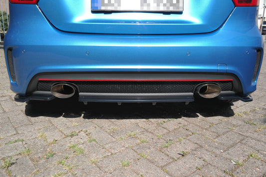 Rear Splitter (WITH VERTICAL BARS) MERCEDES-BENZ W176 AMG-LINE PREFACE