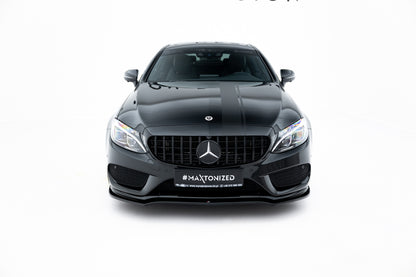 FRONT SPLITTER V.1 MERCEDES- BENZ C-CLASS W205 COUPE AMG-LINE