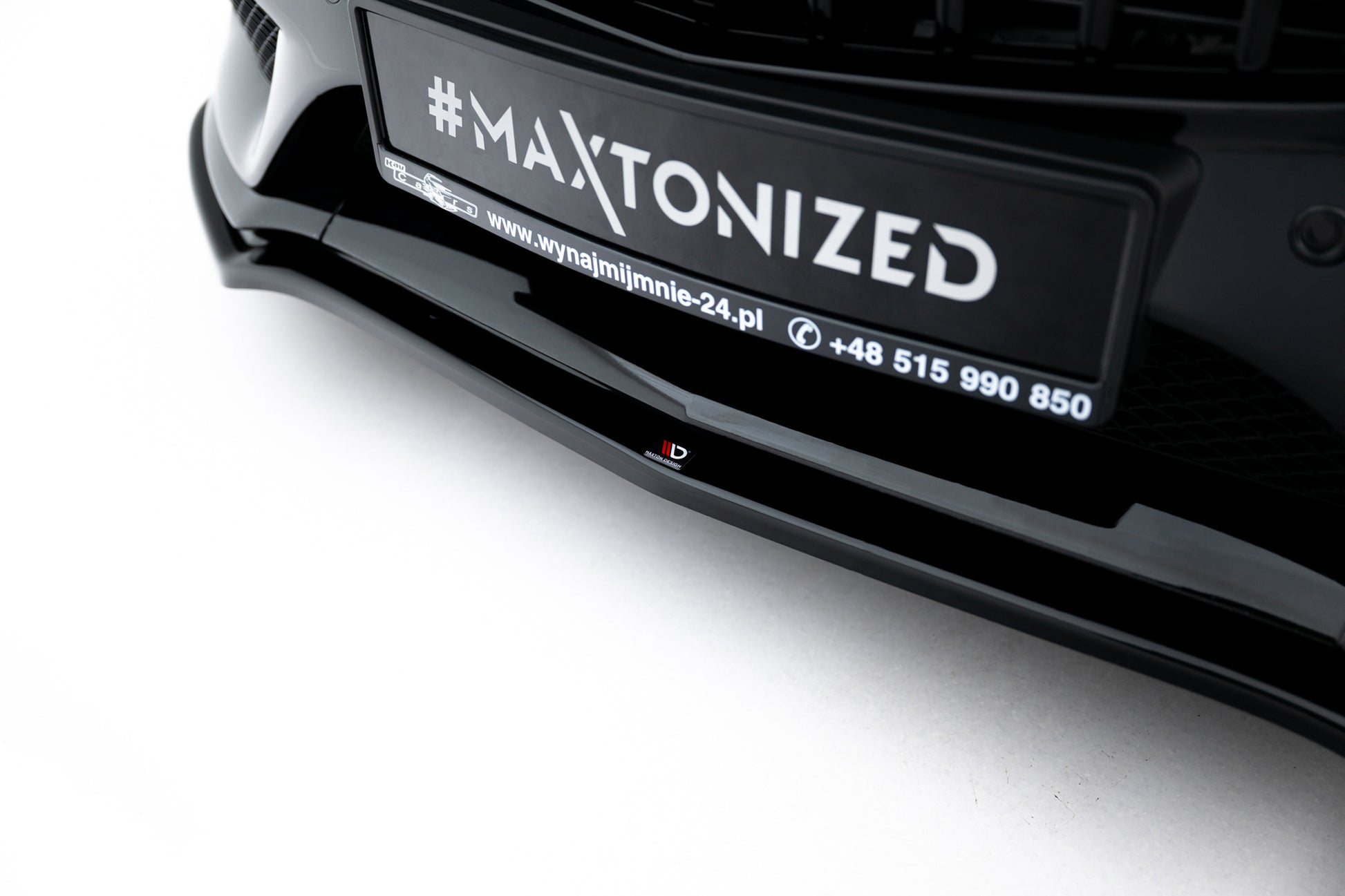 FRONT SPLITTER V.1 MERCEDES- BENZ C-CLASS W205 COUPE AMG-LINE
