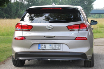 Rear Splitter (WITH VERTICAL BARS) HYUNDAI I30 MK3 HATCHBACK