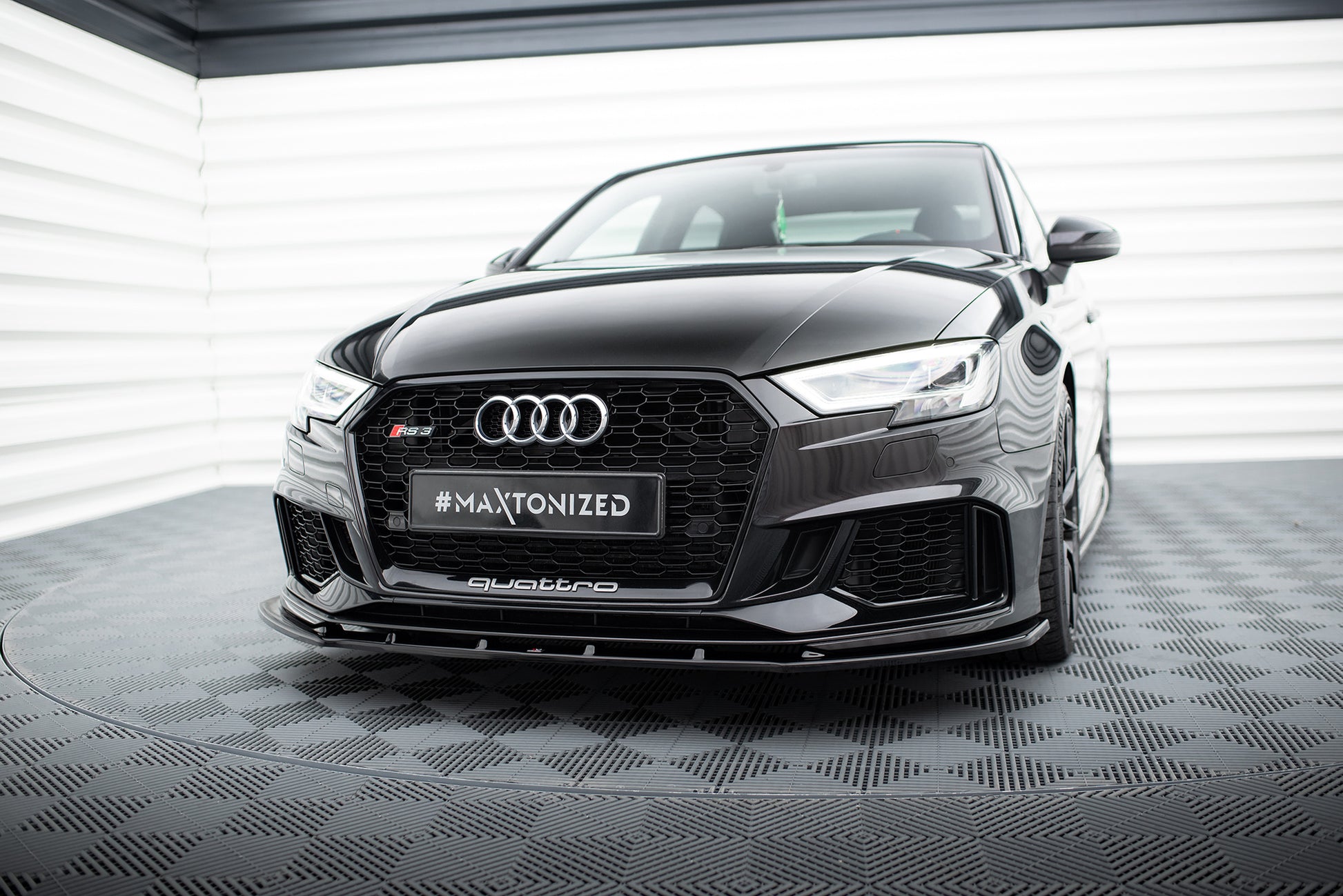 Front Splitter V.1 Audi RS3 8V FL Sedan