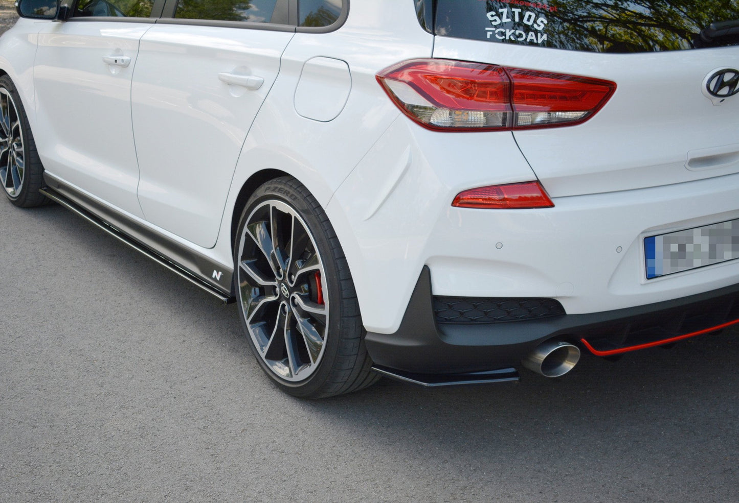 REAR SIDE SPLITTERS HYUNDAI I30 Mk3 N