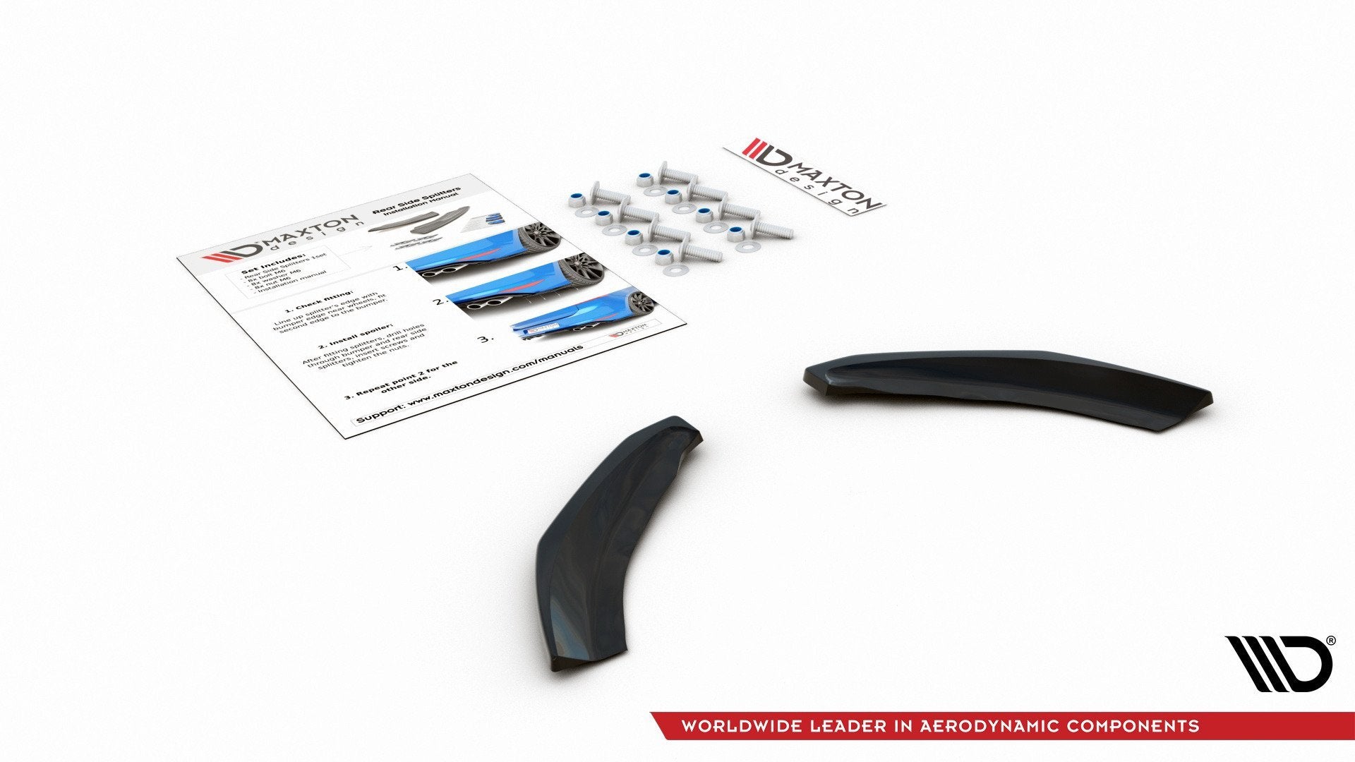 REAR SIDE SPLITTERS Volkswagen Polo GTI Mk6