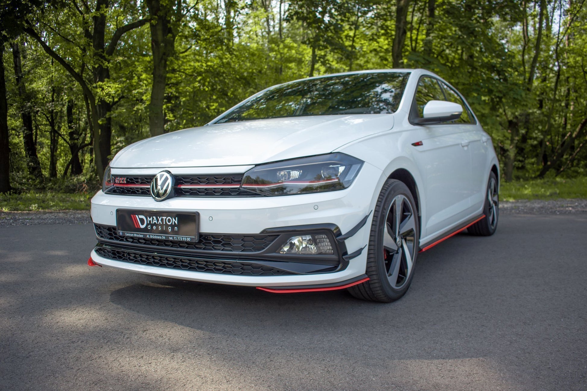 Splittery Przednie Boczne Volkswagen Polo GTI / R-line Mk6