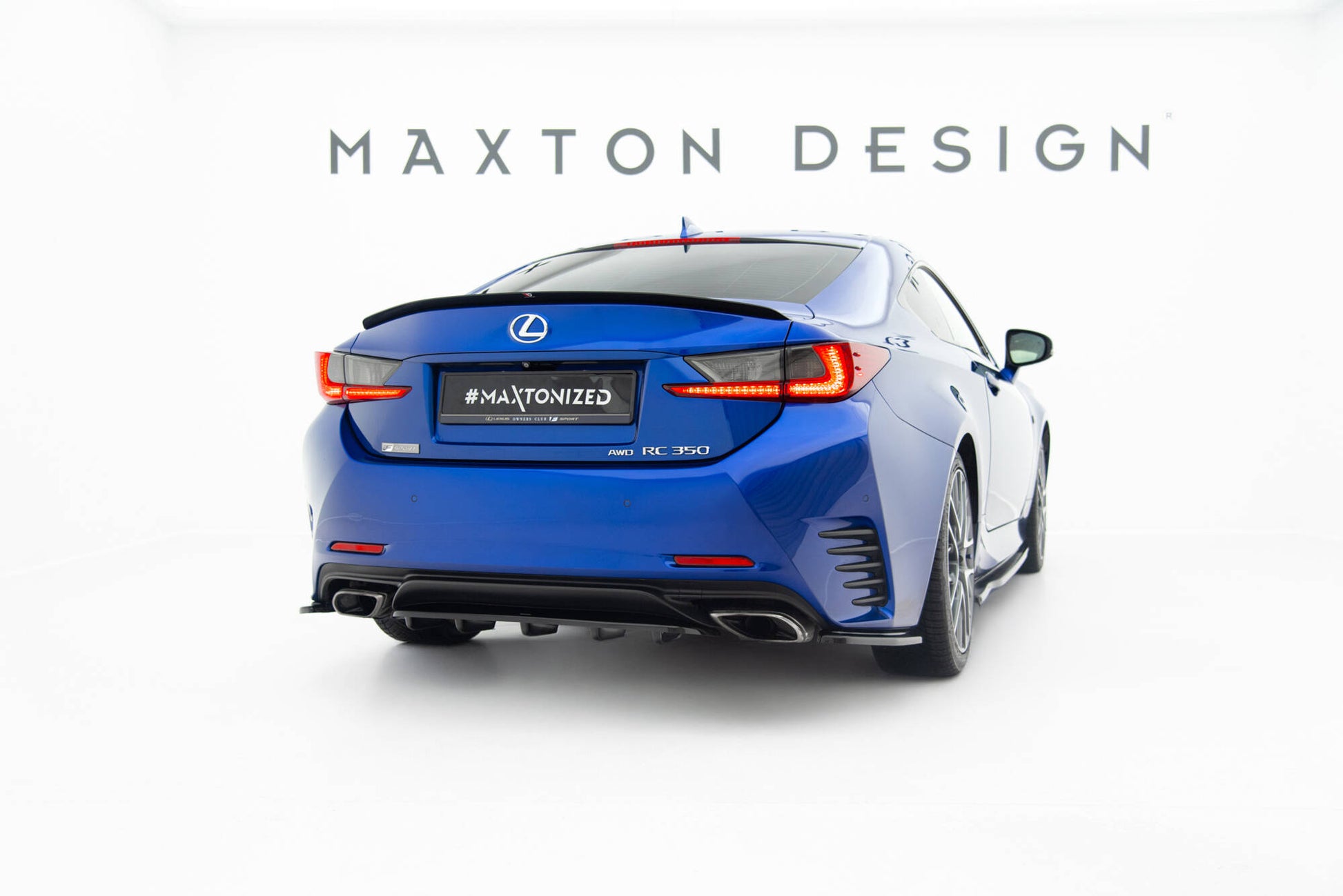 Rear Side Splitters Lexus Rc Mk1