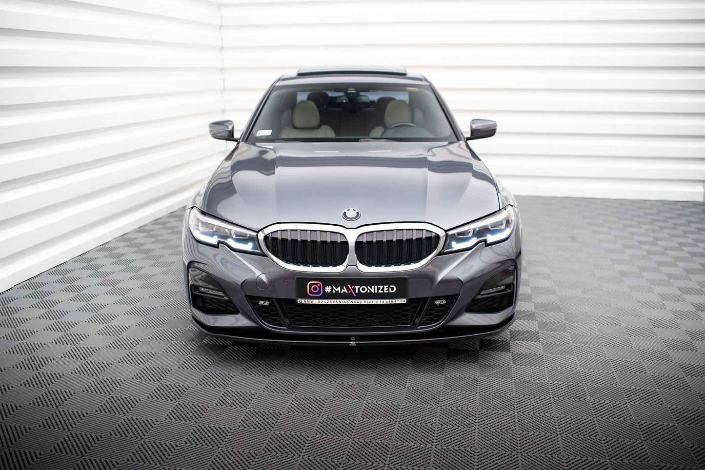 FRONT SPLITTER V.2 for BMW 3 G20 M-pack