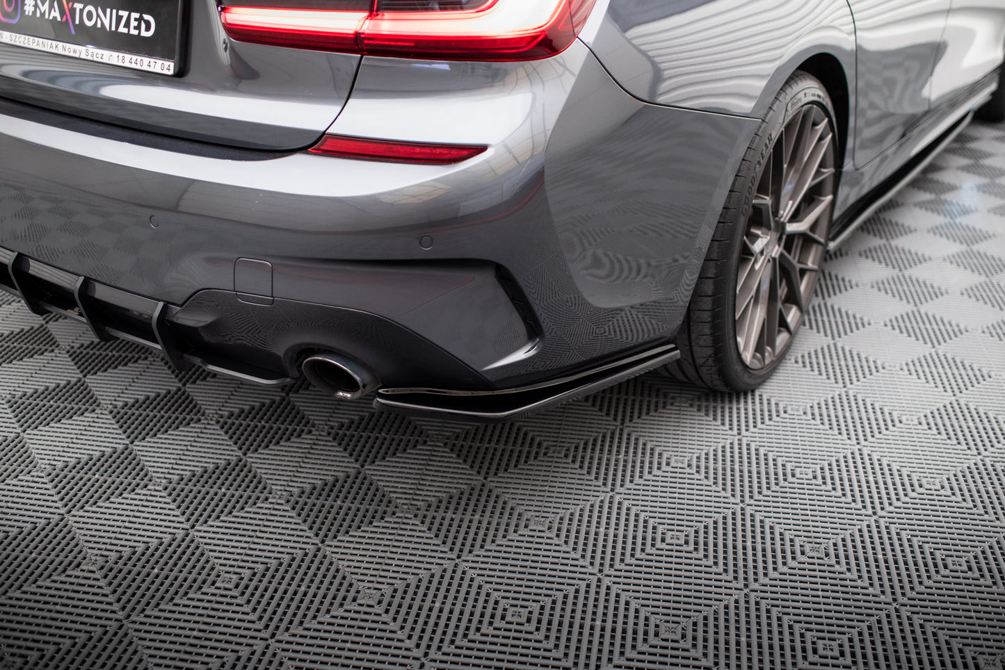 REAR SIDE SPLITTERS for BMW 3 G20 M-pack