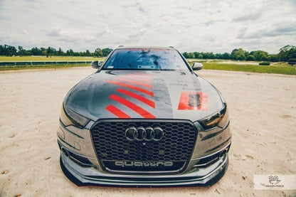 FRONT RACING SPLITTER AUDI A6 C7 S-LINE (2 splitters = 1 set)