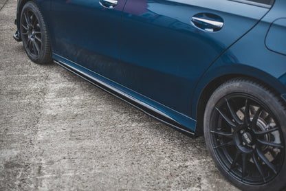 Side Skirts Diffusers V.1  Mercedes A35 AMG / AMG-Line W177
