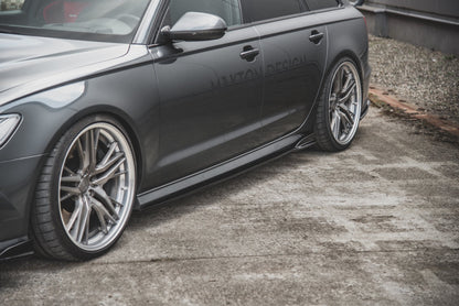 Side Skirts Diffusers Audi A6 / A6 C7 S-line/ S6 C7 Facelift