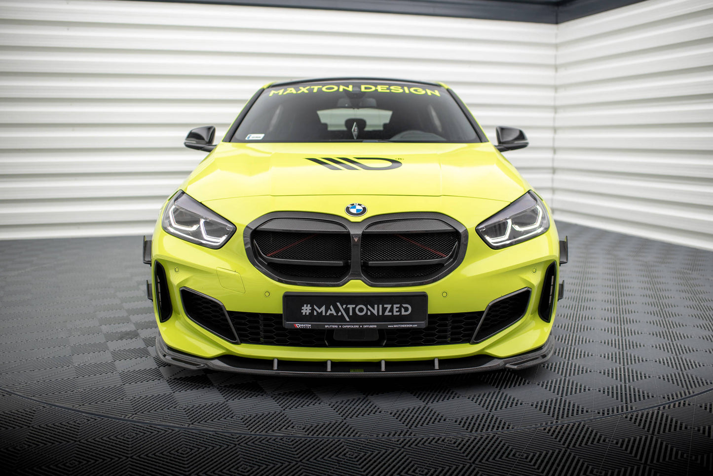 Carbon Fiber Front Bumper Wings (Canards) Prepreg BMW 1 M-Pack /  M135i / 128ti F40