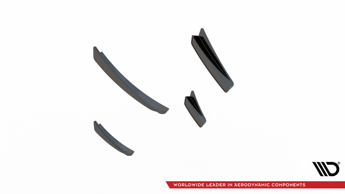 Carbon Fiber Front Bumper Wings (Canards) Prepreg BMW 1 M-Pack /  M135i / 128ti F40