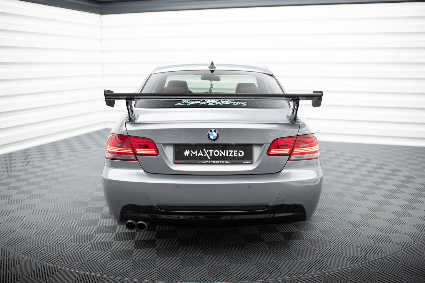 Carbon Spoiler With External Brackets Uprights BMW 3 M3 Coupe E92