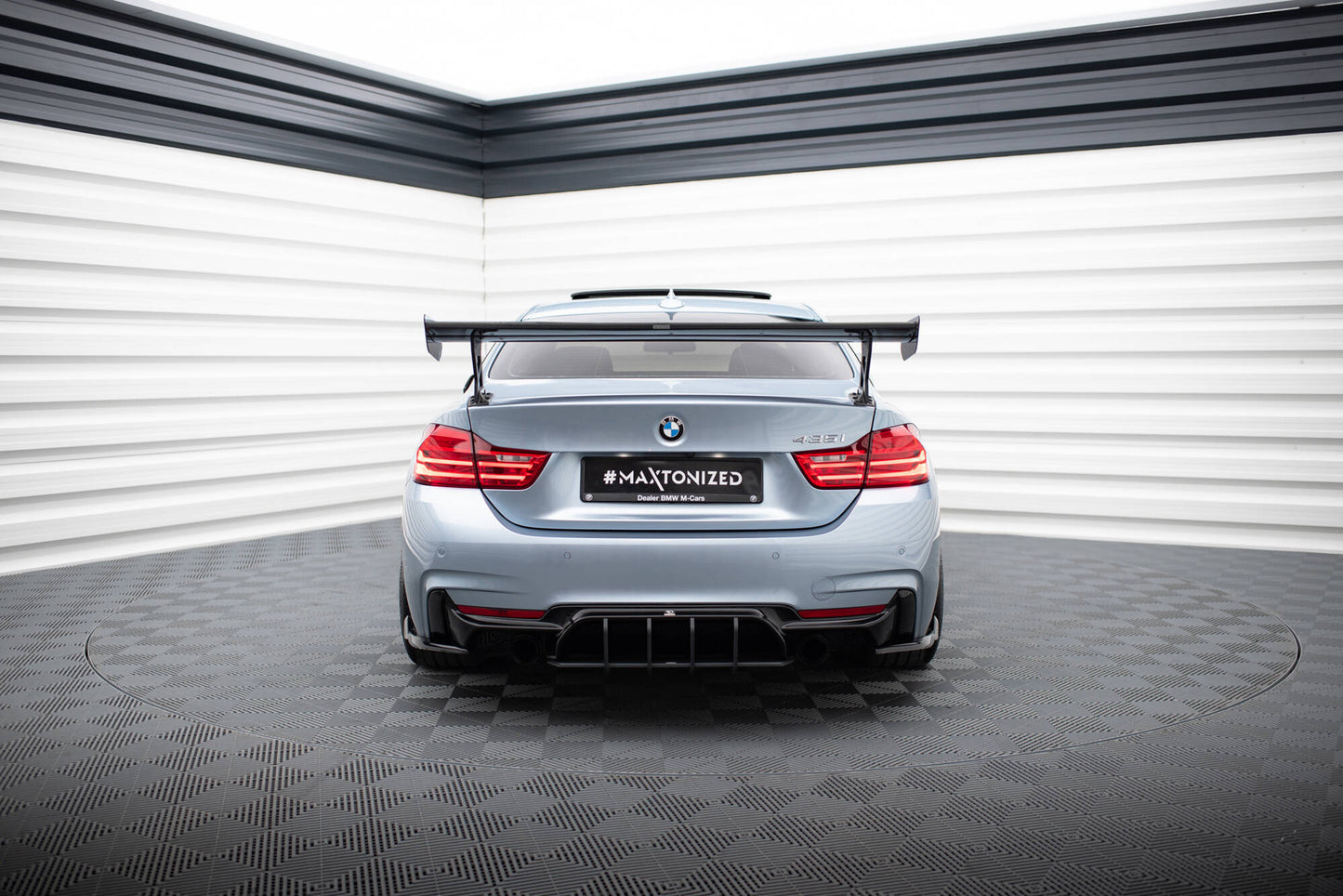 Carbon Spoiler With External Brackets Uprights BMW 4 F32