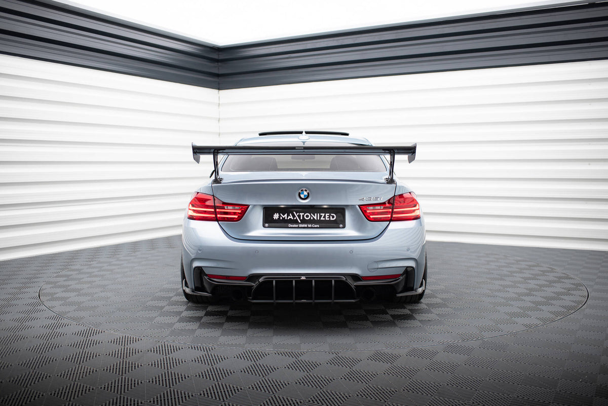 Carbon Spoiler With External Brackets Uprights BMW 4 F32