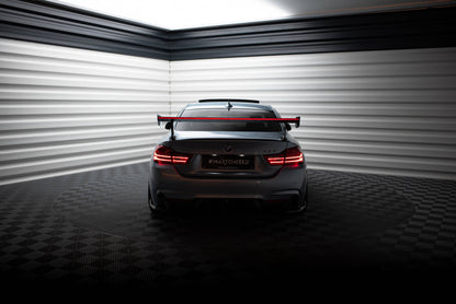 Carbon Spoiler With External Brackets Uprights + LED BMW 4 F32 / 4 F32 M-Pack Coupe