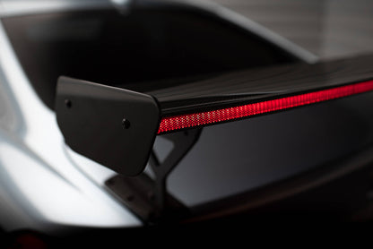 Carbon Spoiler With External Brackets Uprights + LED BMW 4 F32 / 4 F32 M-Pack Coupe