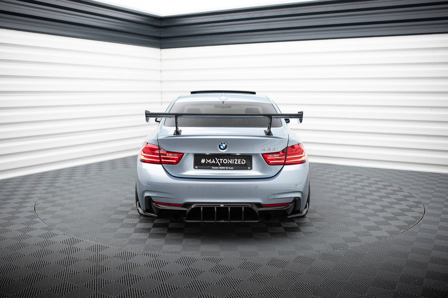 Carbon Spoiler With Internal Brackets Uprights BMW 4 F32