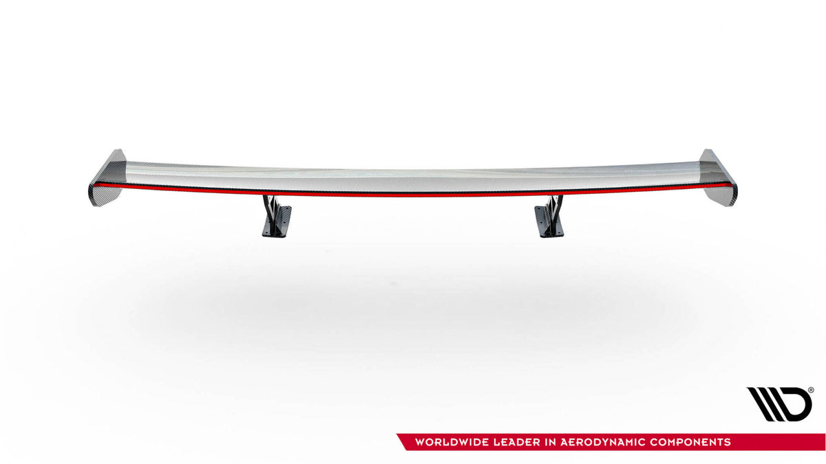 Carbon Spoiler With Internal Brackets Uprights + LED BMW 4 F32