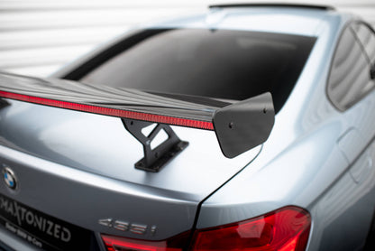 Carbon Spoiler With Internal Brackets Uprights + LED BMW 4 F32