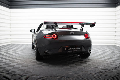 Carbon Spoiler With Internal Brackets Uprights + LED Mazda MX-5 ND Mk4