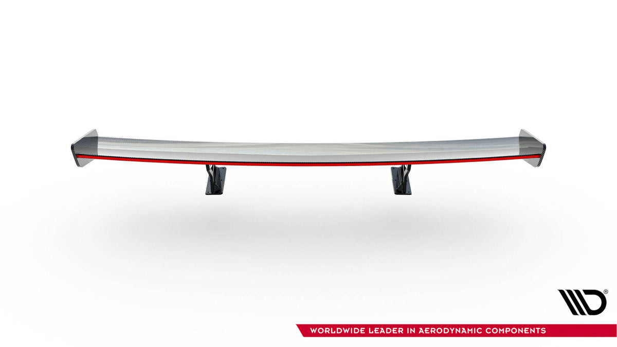 Carbon Spoiler With Internal Brackets Uprights + LED Mercedes-Benz CLA Coupe C118 / C118 Facelift