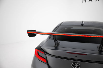 Carbon Spoiler With Internal Brackets Uprights + LED Toyota GR86 / Subaru BRZ Mk2