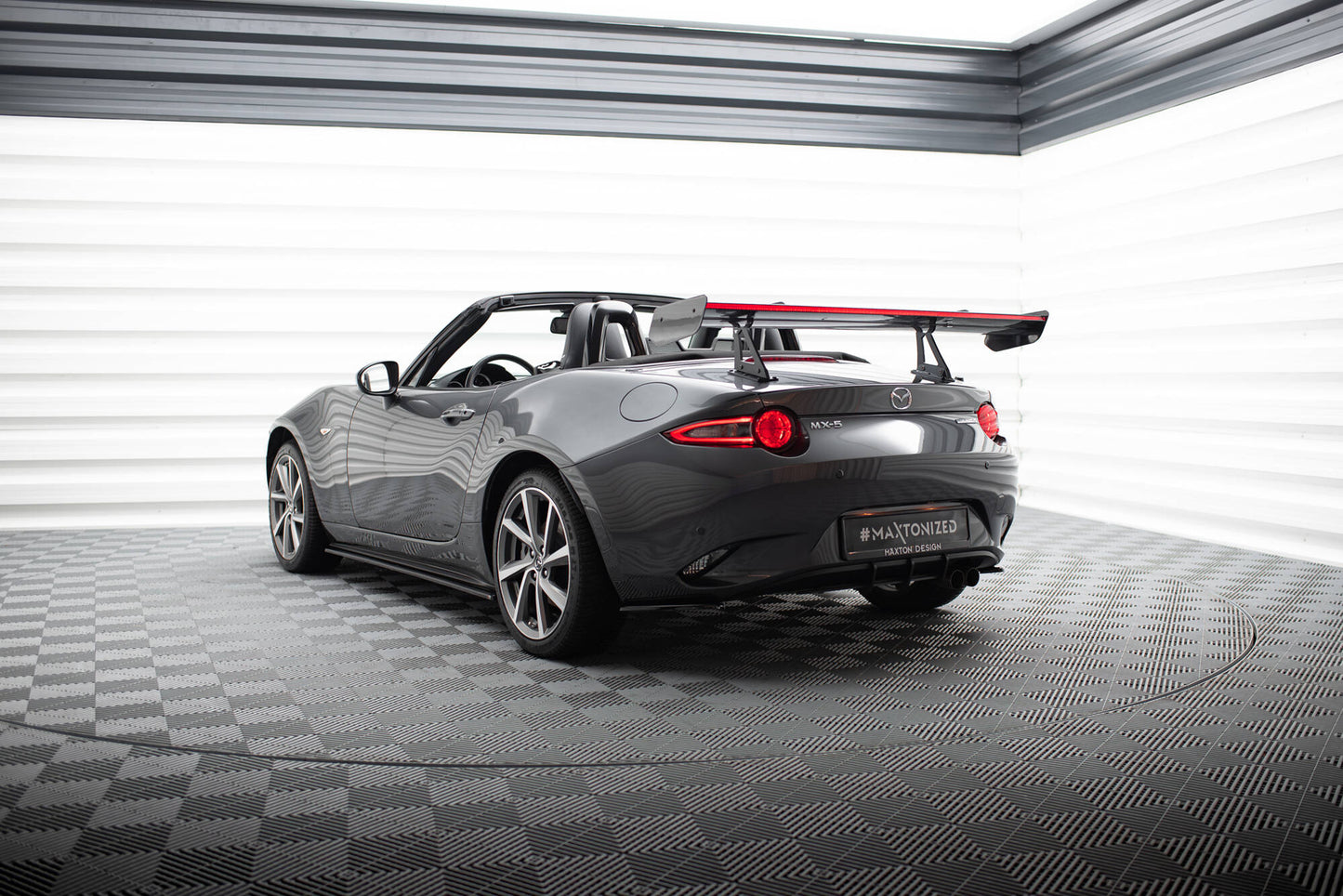 Carbon Spoiler With Upper Swan Mounting + LED Mazda MX-5 ND Mk4