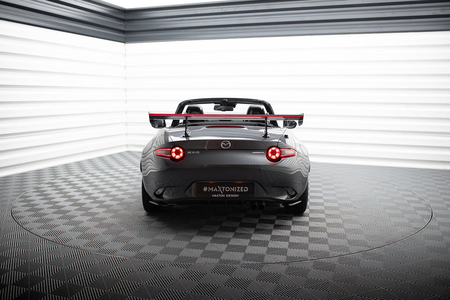 Carbon Spoiler With Upper Swan Mounting + LED Mazda MX-5 ND Mk4
