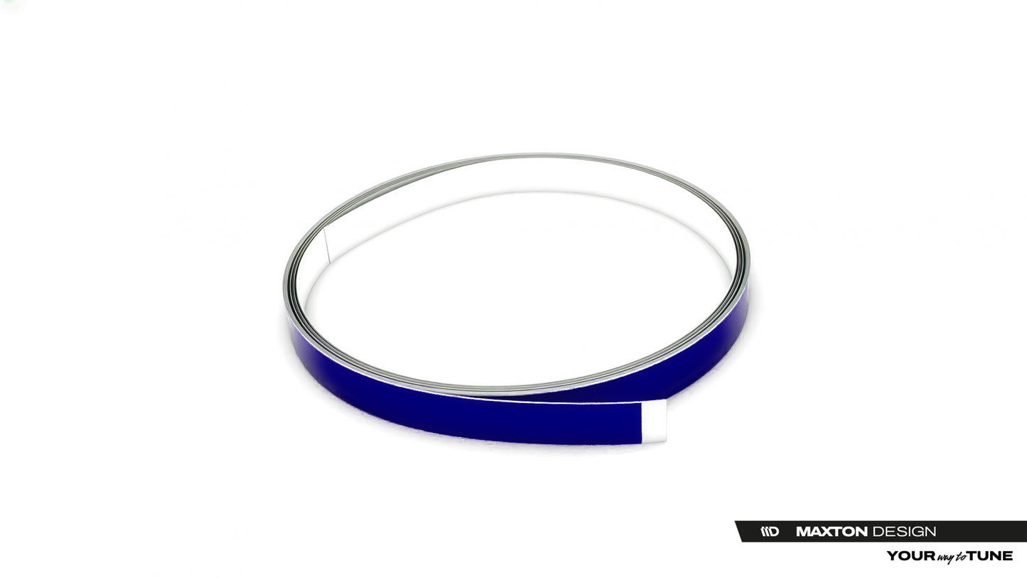 Decorative stripe for self sticking