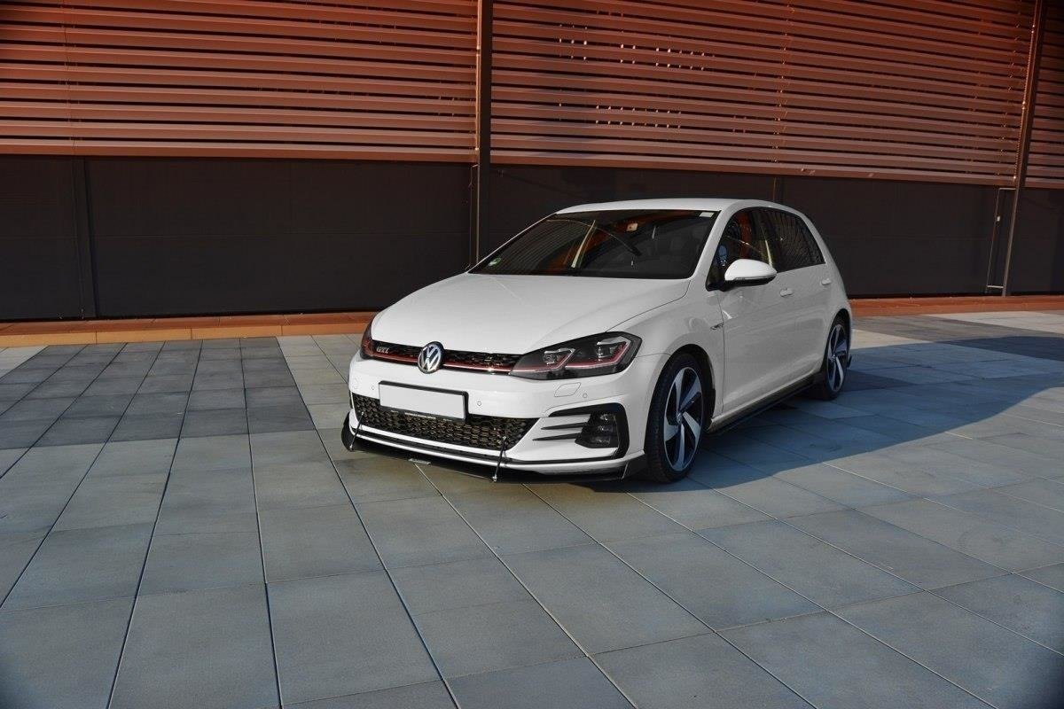 FRONT RACING SPLITTER V.2 Volkswagen Golf GTI / GTD Mk7 Facelift