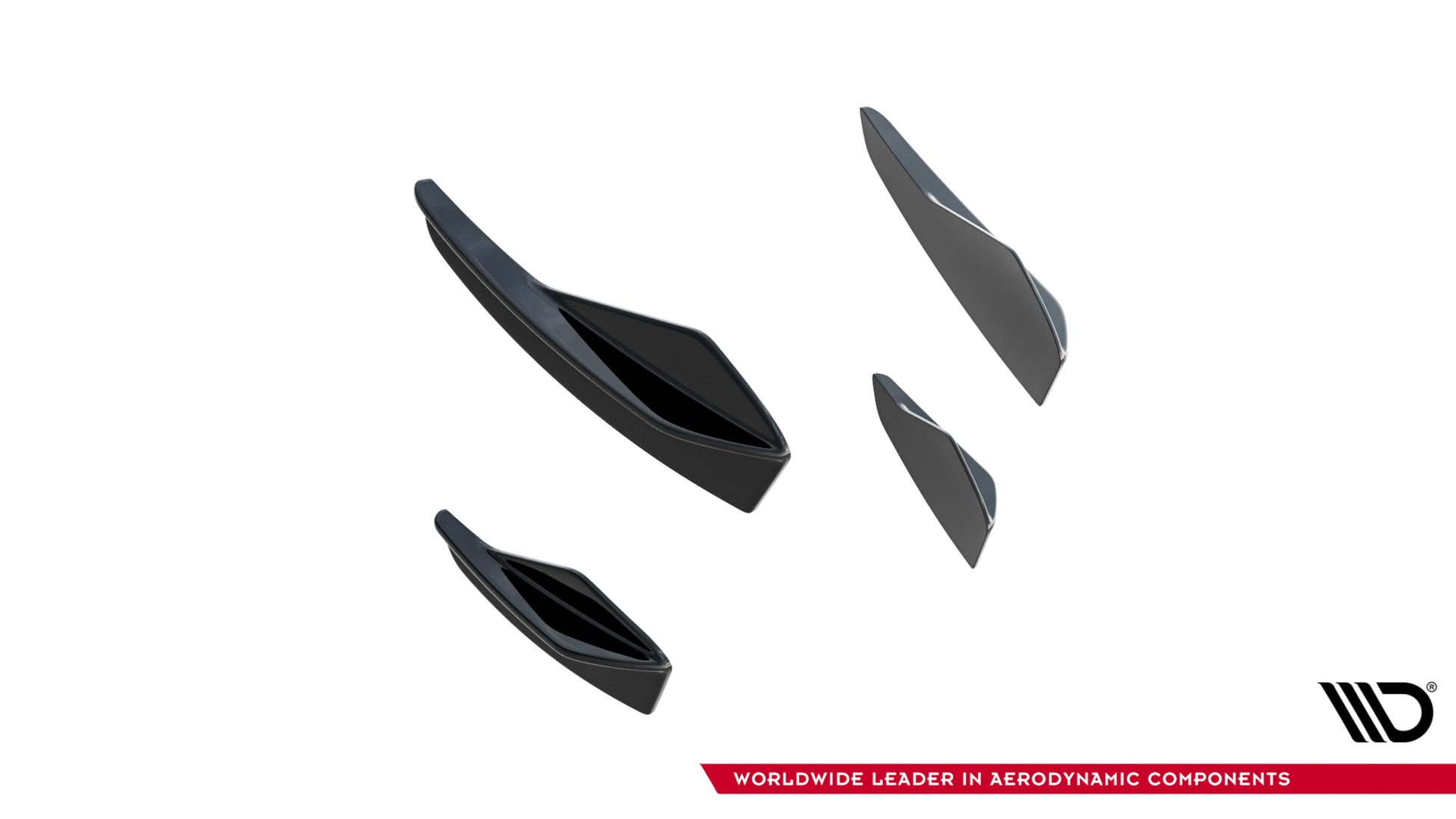 Front Bumper Wings (Canards) Audi A5 S-Line / S5 Sedan / Avant B10