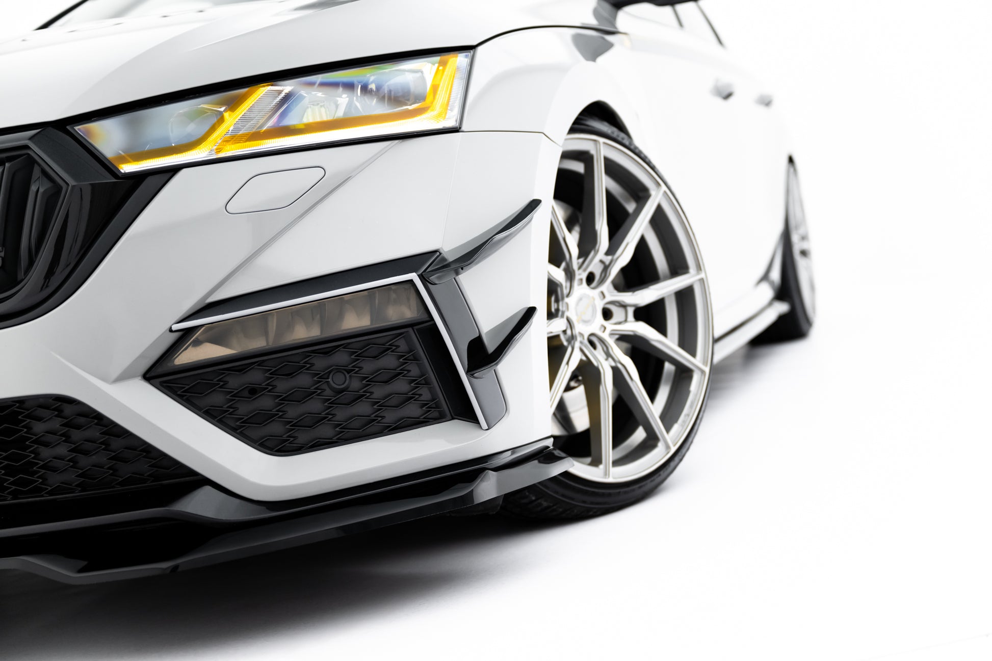 Front Bumper Wings (Canards) Skoda Octavia RS Mk4